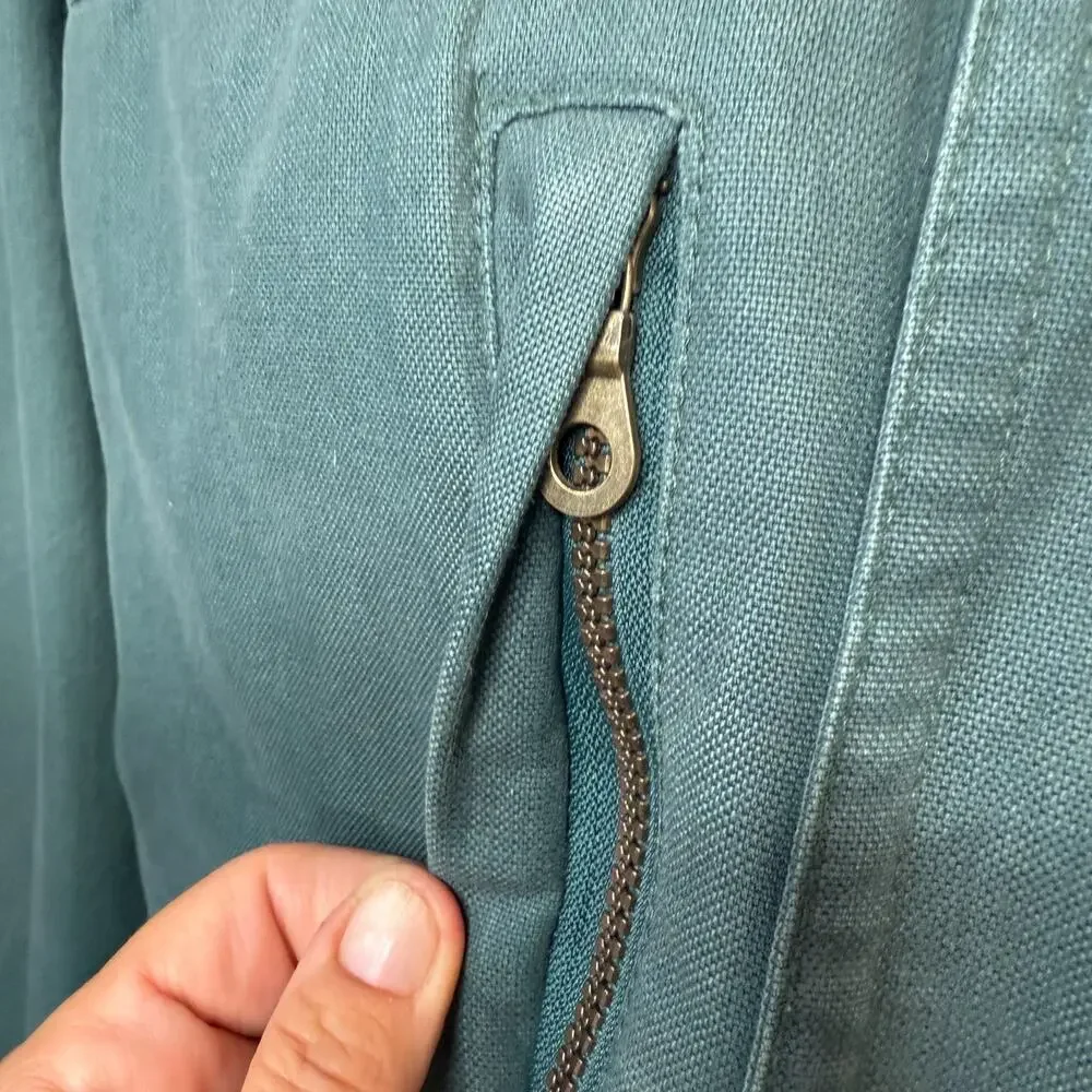 Vintage 80s 90s Towne by London Fog Canvas Barn Coat, Size M Chore Jacket